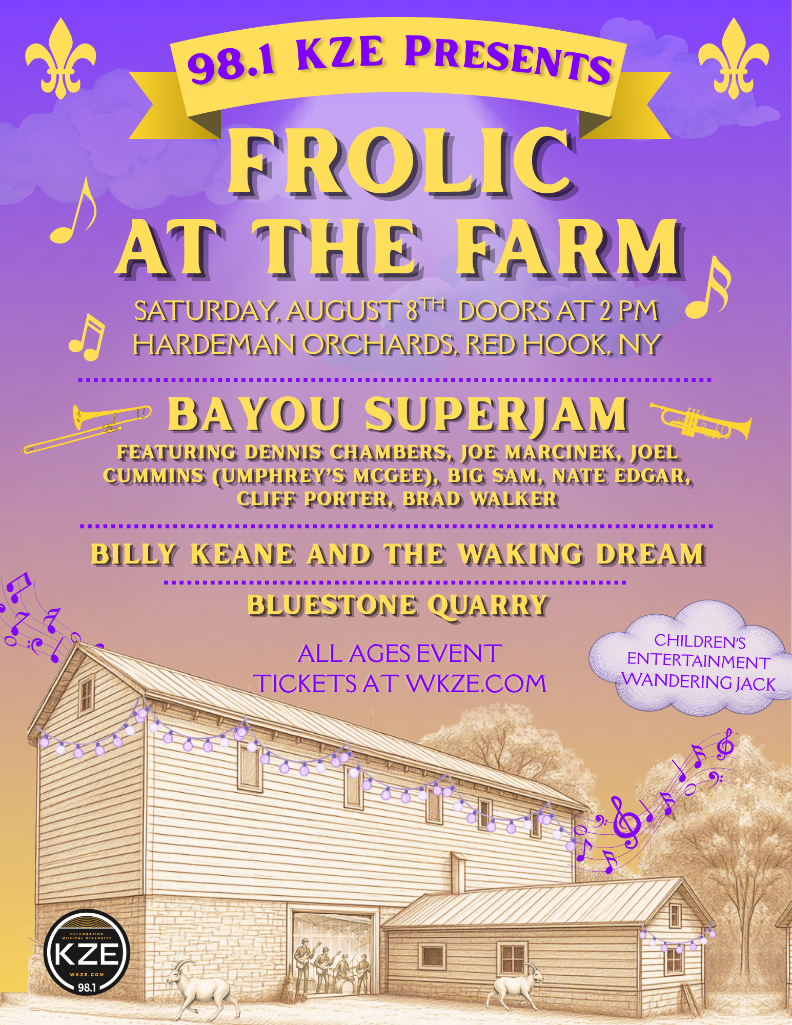 Frolic Poster Updated 2-muted band